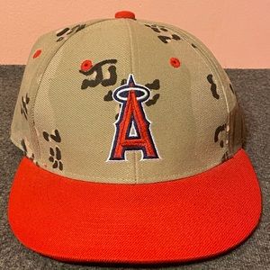 Los Angeles Angels Sixth Man Promotional Camo StrapBack Hat